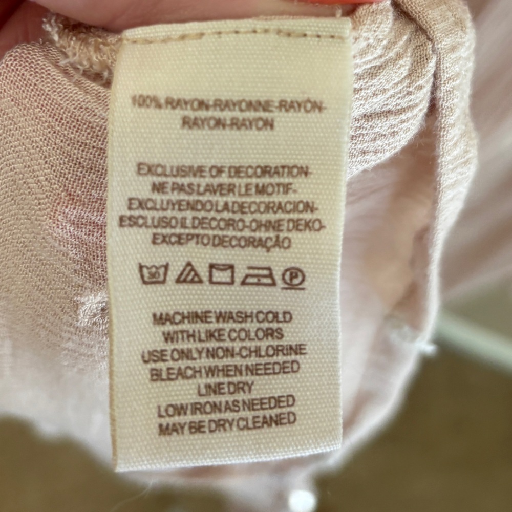 Free People Fable Long Dress with White Floral Embroidery Women’s Size Small - Picture 4 of 7